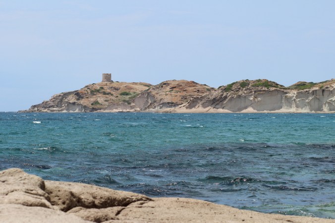 Badplatsen utanför Bosa